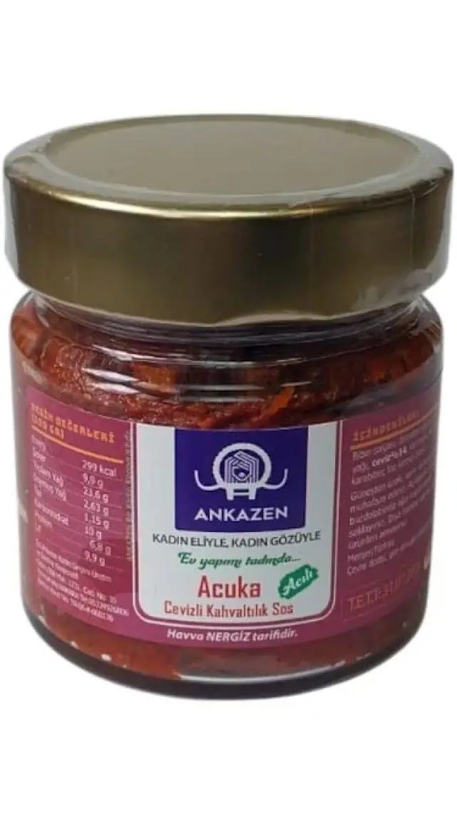 Ankazen Kadın Eliyle  Acuka Cevizli Kahvaltılık Sos - Meze