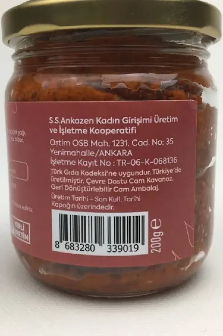 Ankazen Kadın Eliyle  Acuka Cevizli Kahvaltılık Sos - Meze