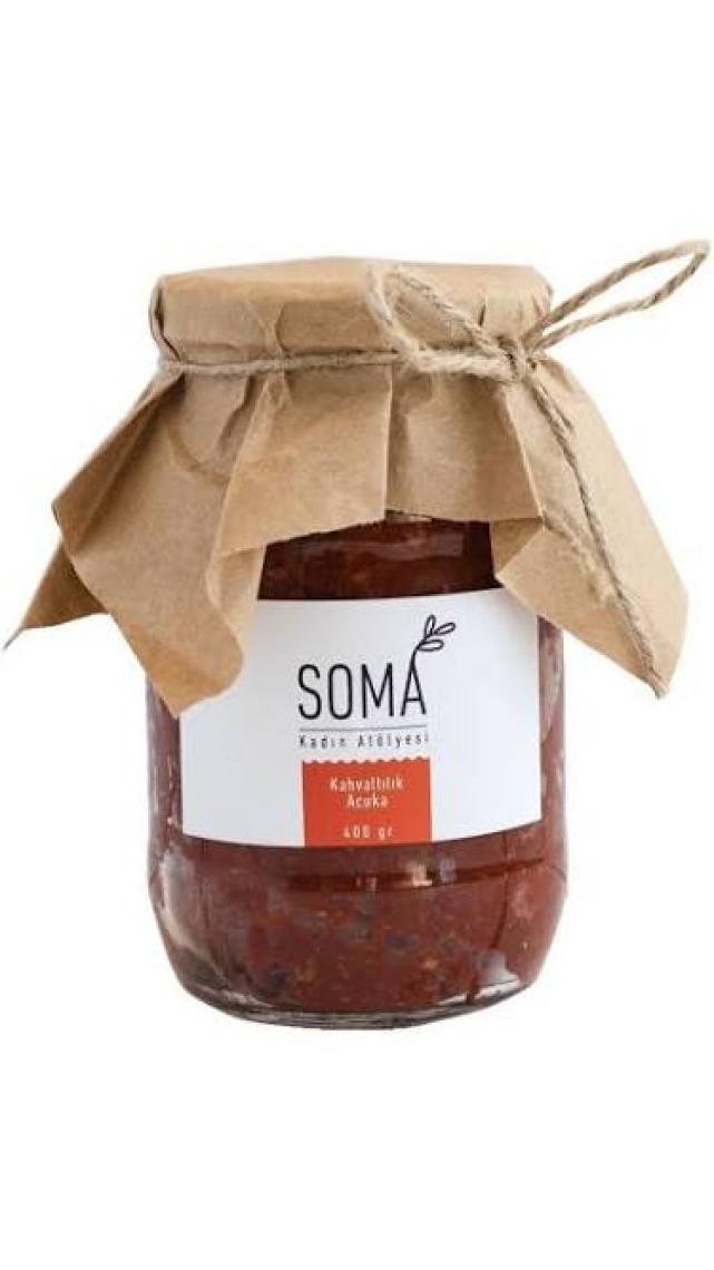 Soma Kadın Atölyesi Acuka Kahvaltılık Salça Sos Katkısız Ev Yapımı - 380 gr