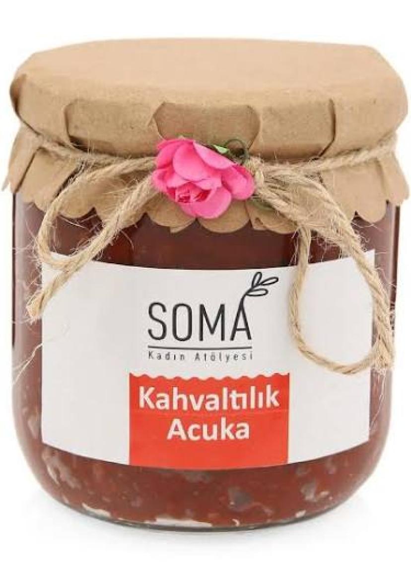 Soma Kadın Atölyesi Acuka Kahvaltılık Salça Sos Katkısız Ev Yapımı - 380 gr
