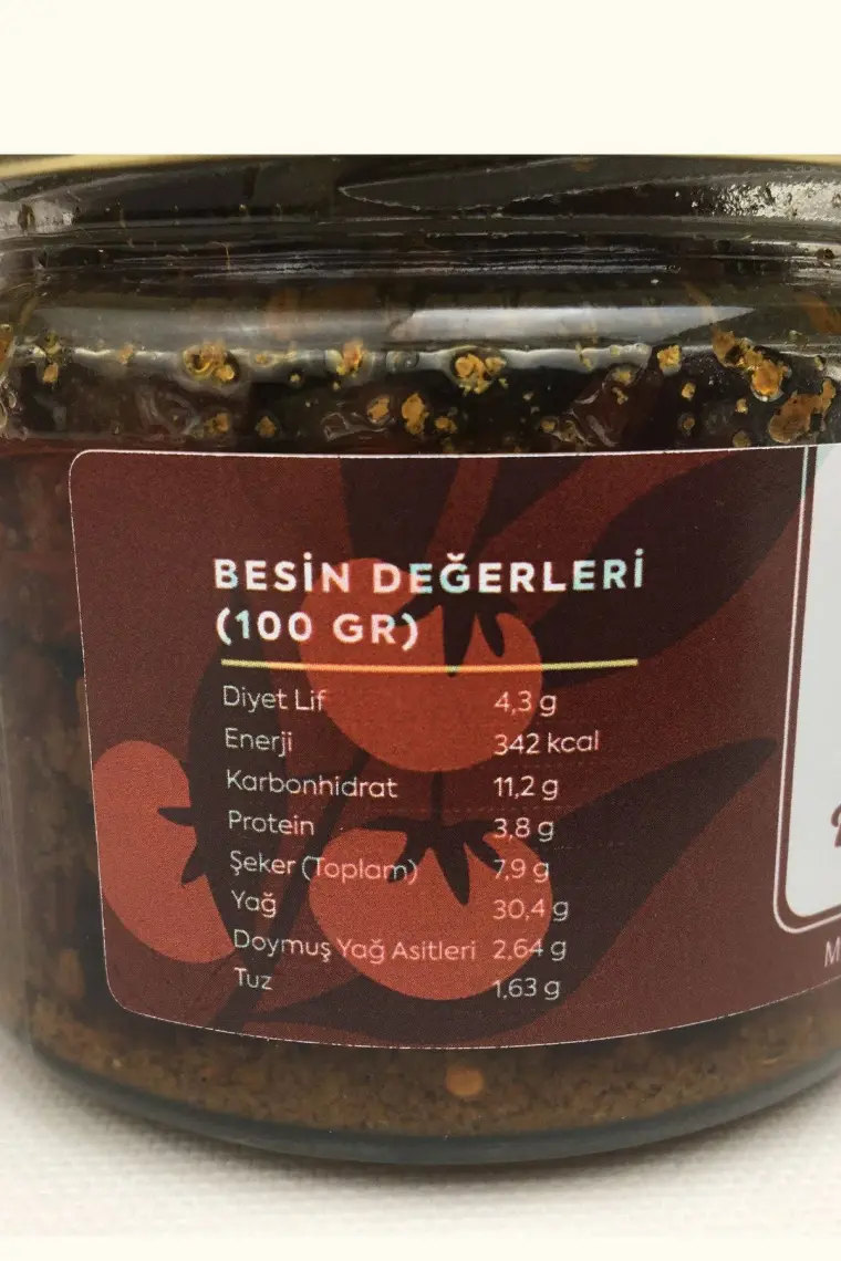 Ankazen Kadın Eliyle Kahvaltılık Kuru Domates - Meze