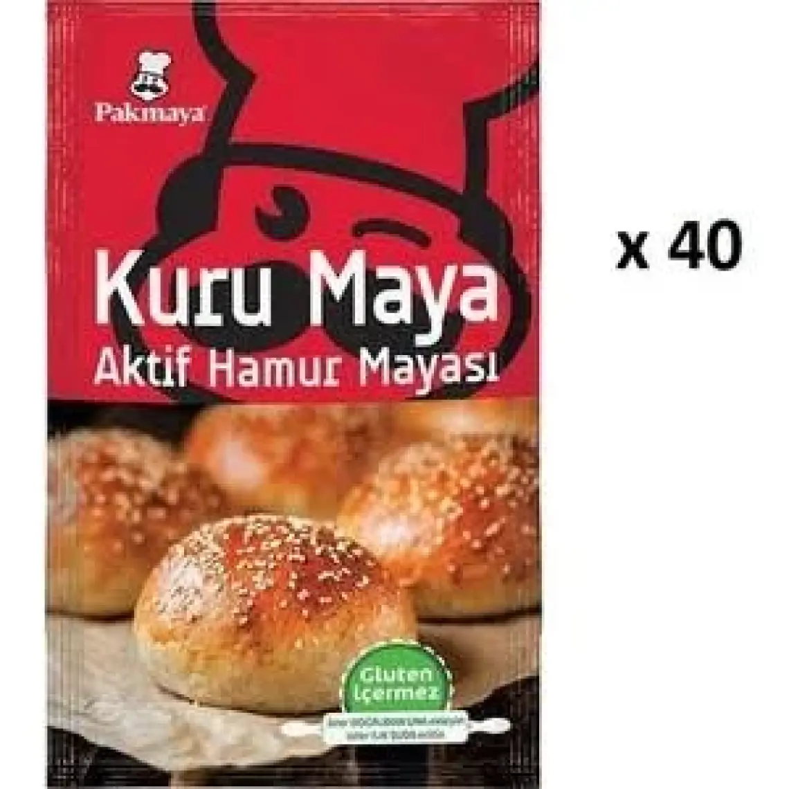 Pakmaya Kurumaya x 40'lı - 100 gr