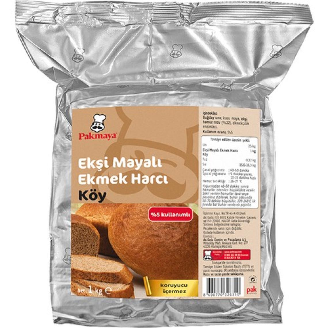 Pakmaya Ekşi Mayalı Köy Harcı 1000 gr