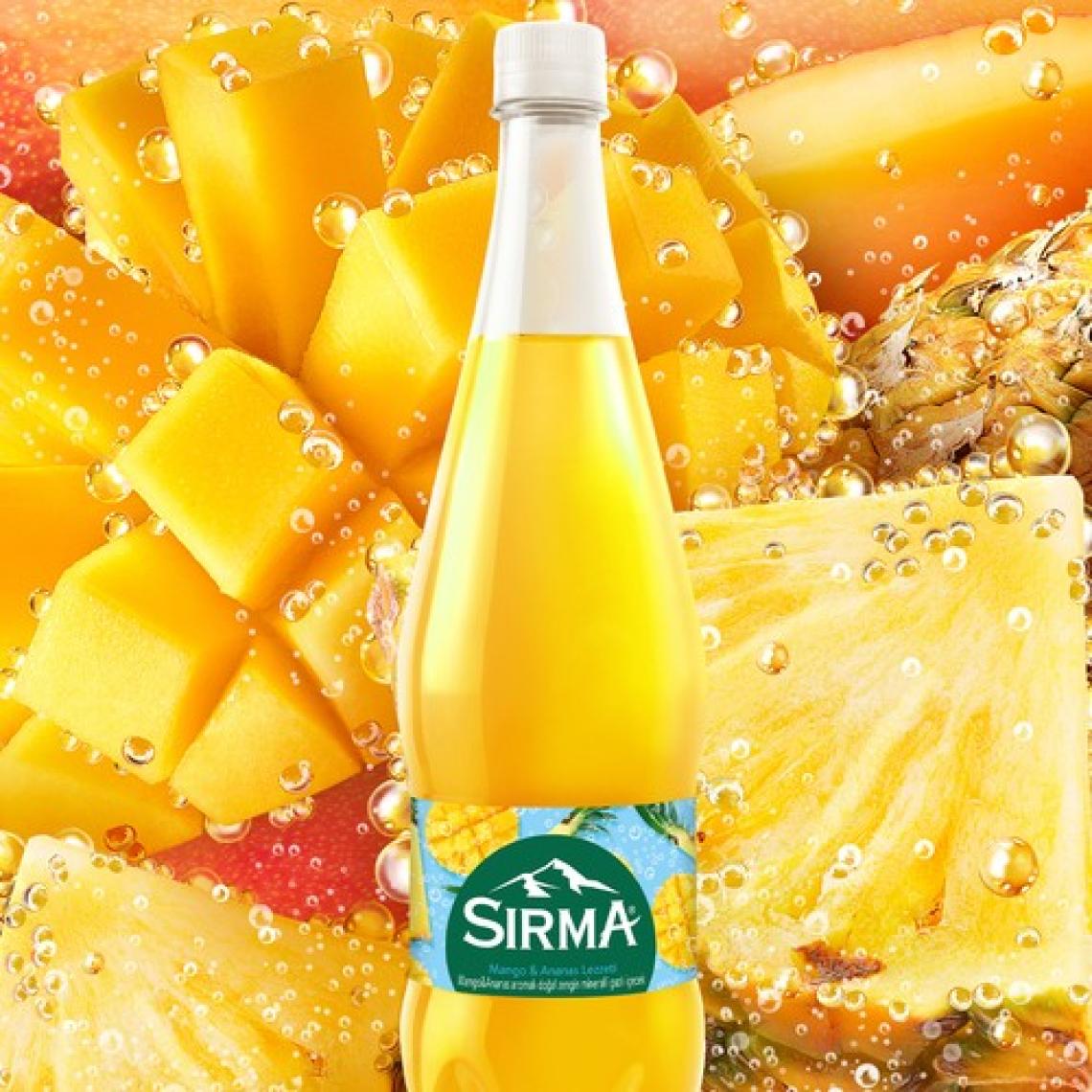 Sırma Mango & Ananas Aromalı C Vitaminli Maden Suyu 1 lt x 6 Adet