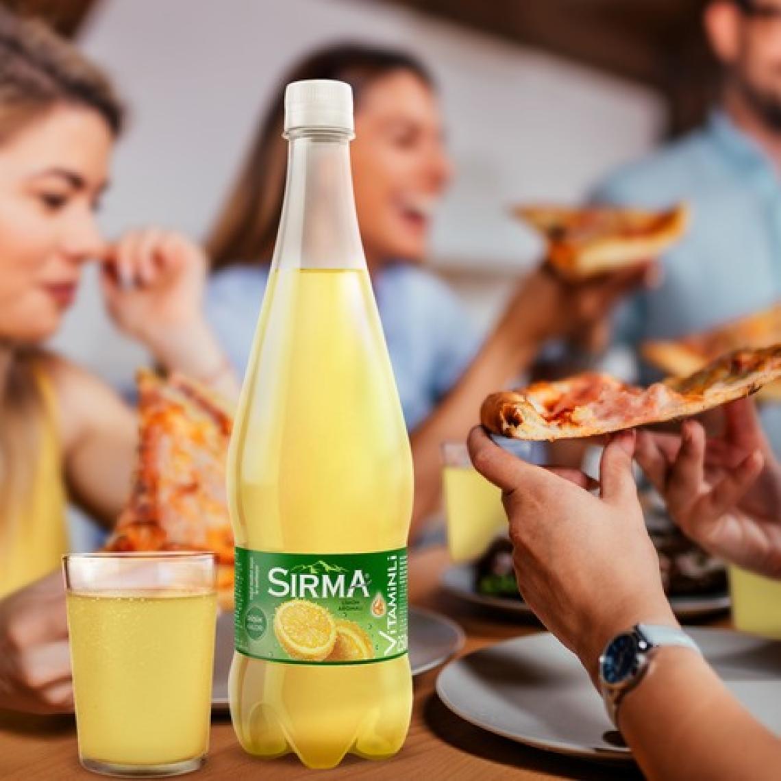 Sırma C Vitaminli Limon Aromalı Maden Suyu 1 L X6 Adet