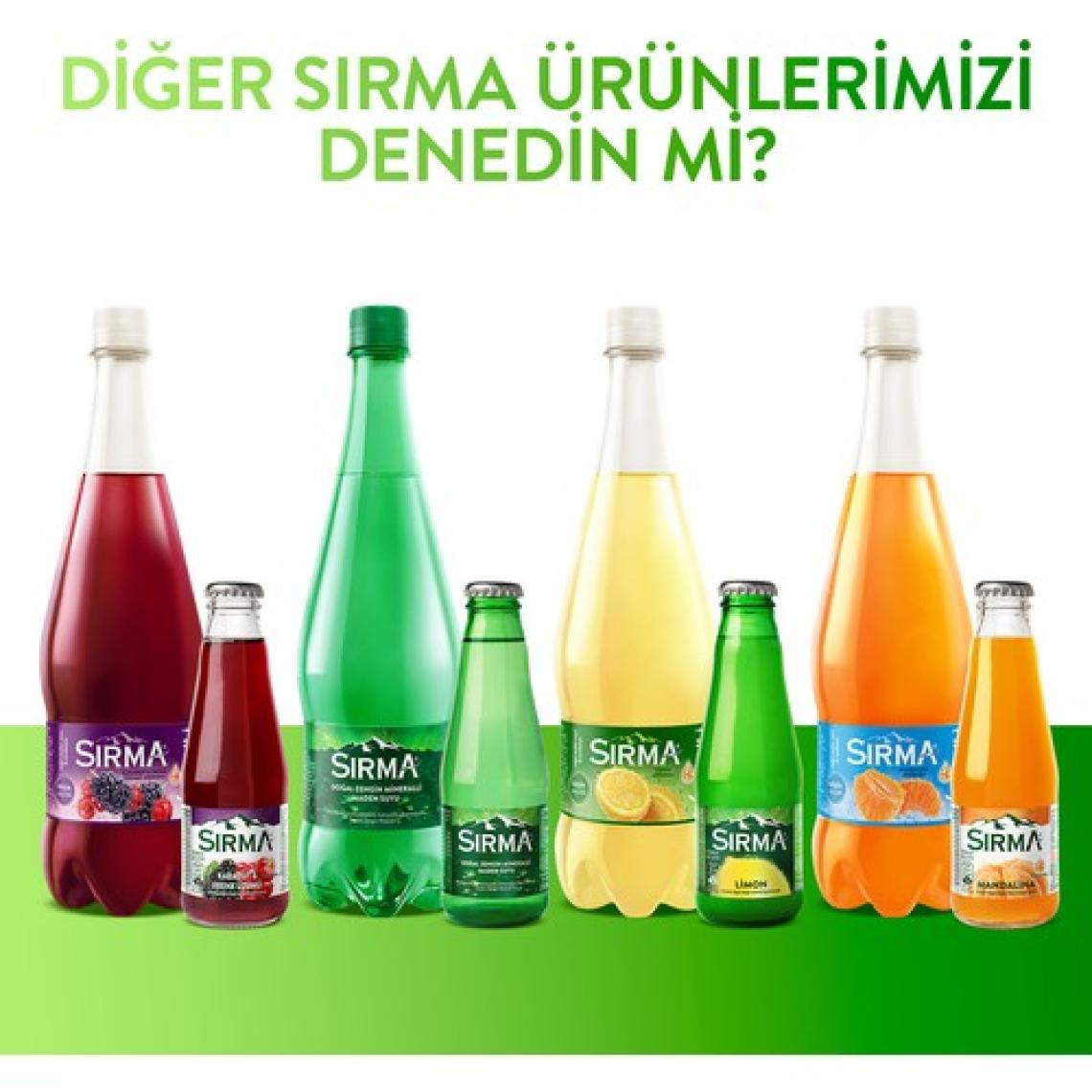 Sırma C Vitaminli Limon Aromalı Maden Suyu 1 L X6 Adet