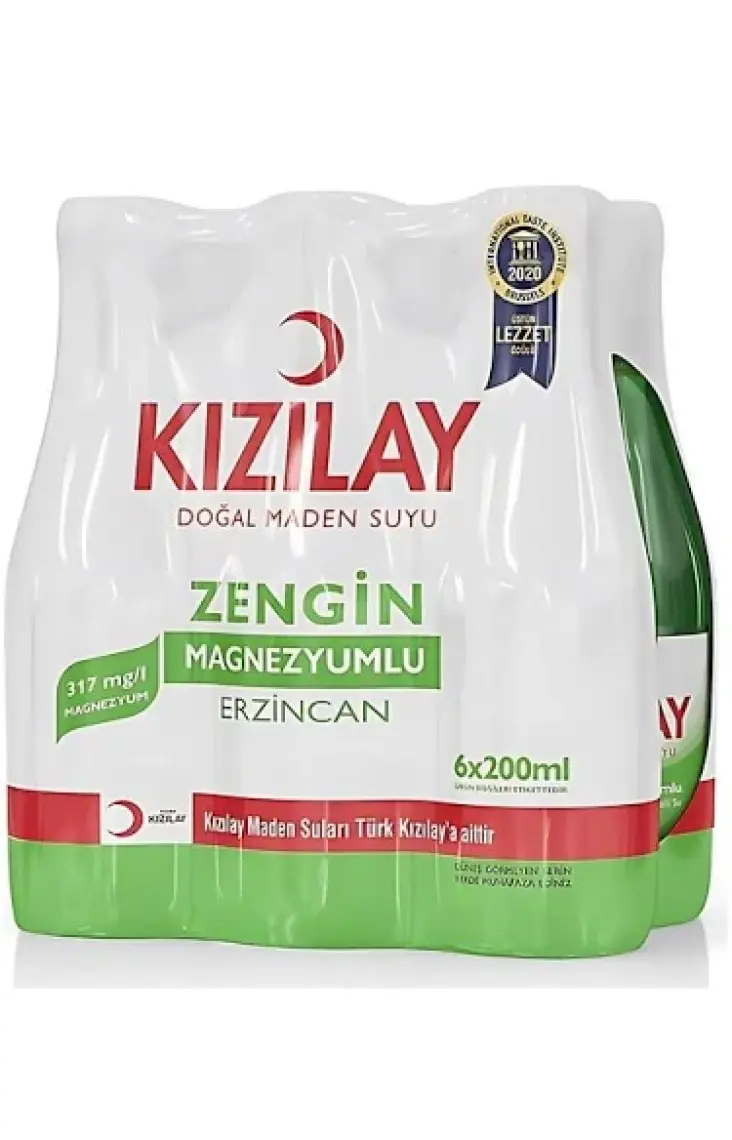 Kızılay Maden Suyu 24 x 200 ml (Erzincan) Magnezyum Zengini