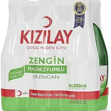 Kızılay Maden Suyu 24 x 200 ml (Erzincan) Magnezyum Zengini