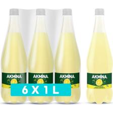 Akmina C Vitaminli Limon Aromalı Maden Suyu 1 L X6 Adet