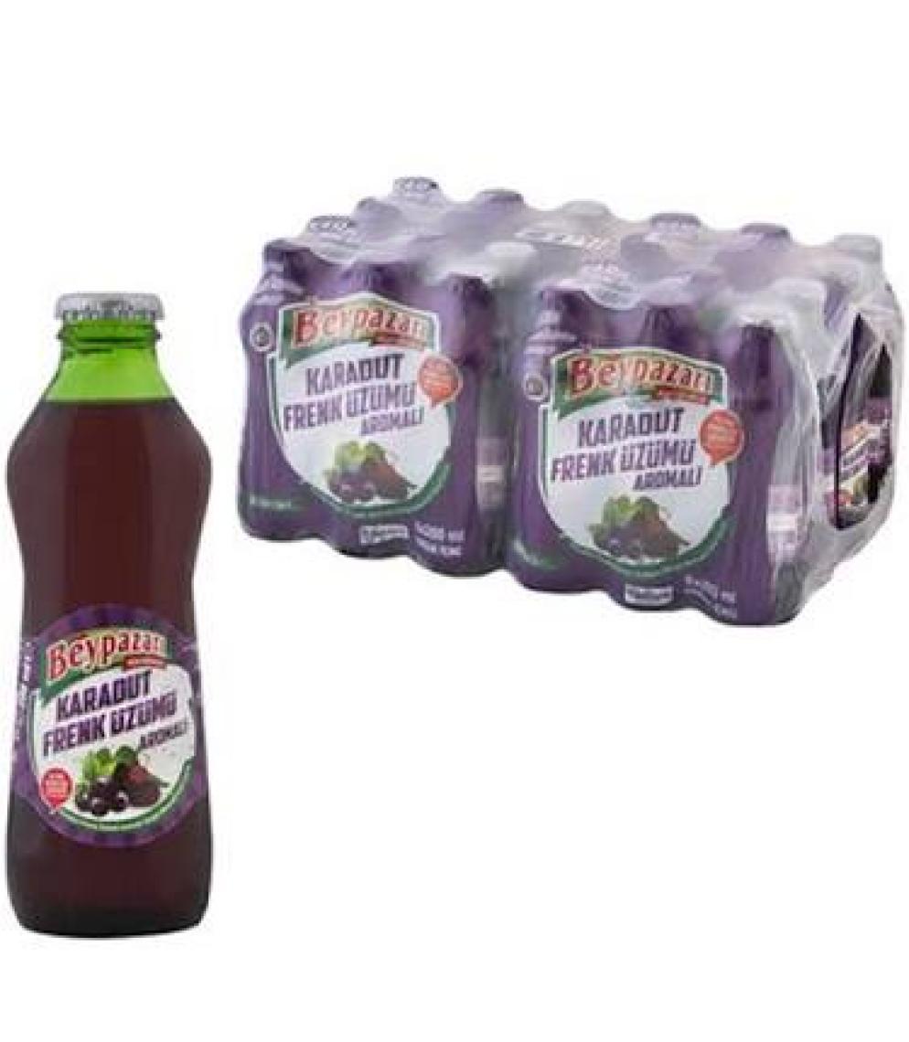 Beypazarı Karadut Frenk Üzümü Aromalı Maden Suyu 24'lü 200 ml