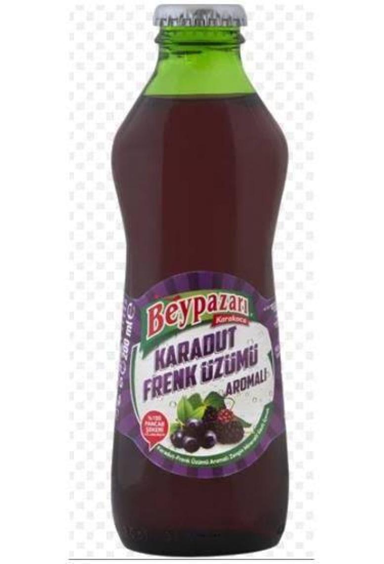 Beypazarı Karadut Frenk Üzümü Aromalı Maden Suyu 24'lü 200 ml