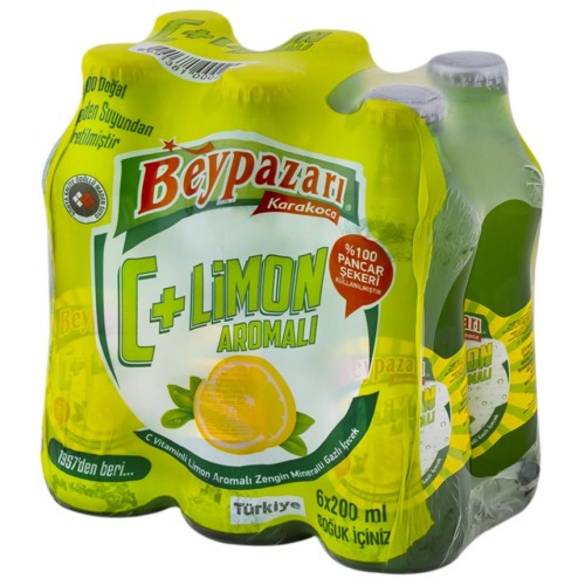 Beypazarı C Vitaminli Limon Aromalı Maden Suyu 6 x 200 ml