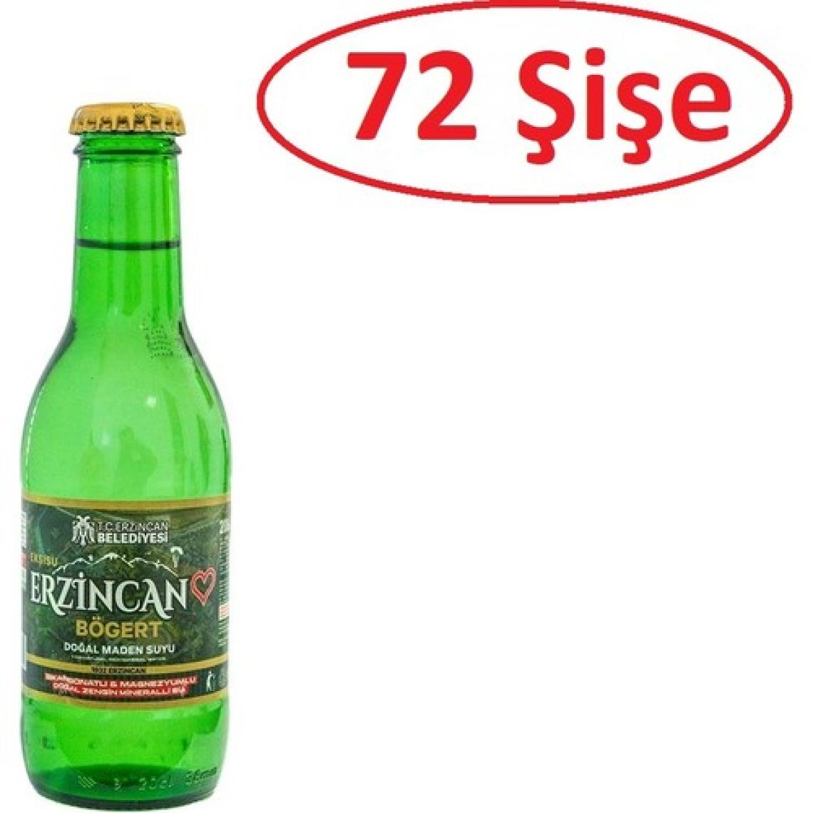 Ekşisu Erzincan Erzincan Bögert Maden Suyu 200 ml x 3 Koli (72 Şişe)