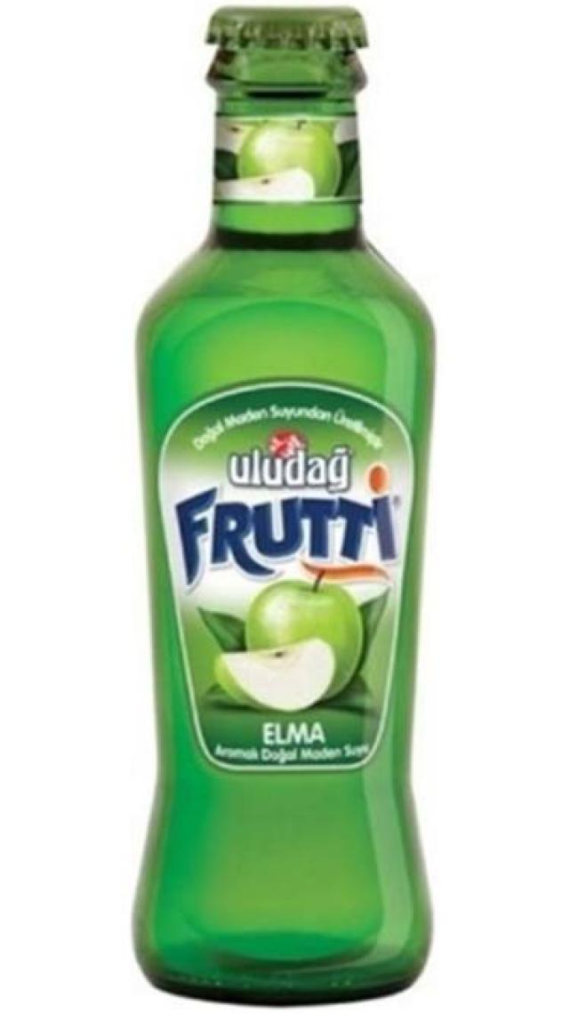 Uludağ Frutti Elma Aromalı Maden Suyu 200 ml 24'lü Paket