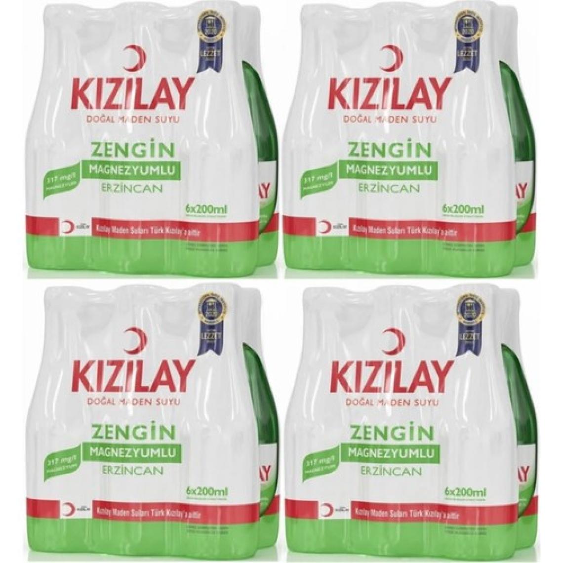 Kızılay Maden Suyu (Erzincan) Zengin Magnezyumlu 200 ml x 24 Adet