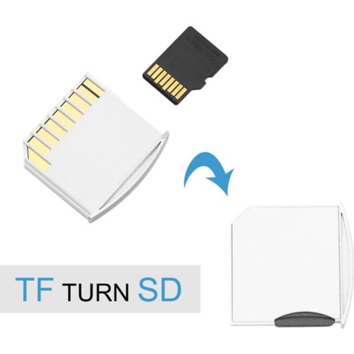 Alfais 4468 Micro SD To TF SD Hafıza Kartı Çevirici Dönüştürücü Adaptör (Macbook Air Pro Destekli)