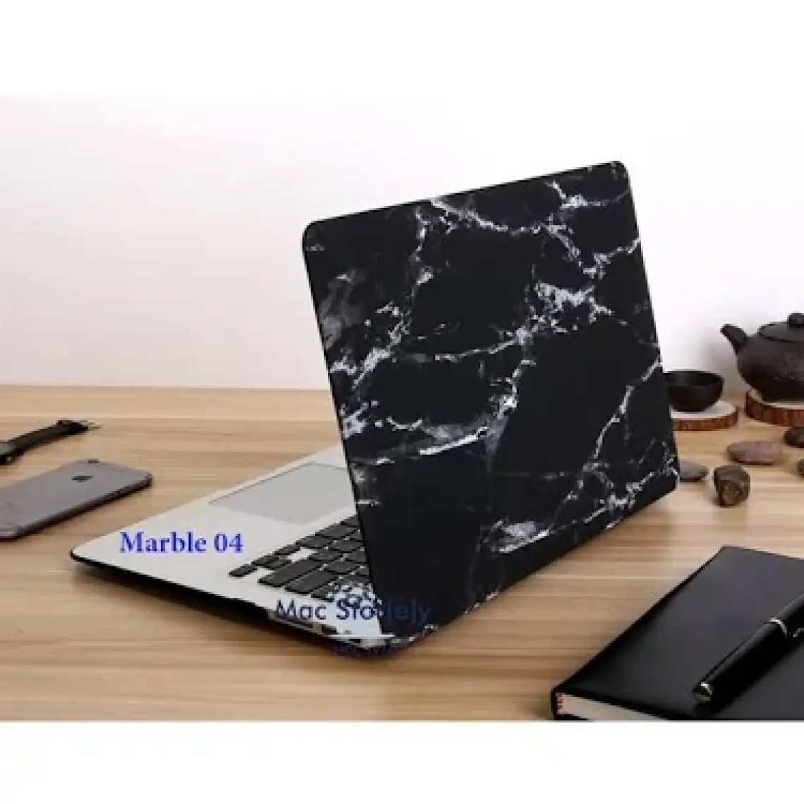 McStorey Macbook Air Kılıf 13 inç Mermer (Eski USB'li Model 2010-2017) A1369 A1466 ile Uyumlu
