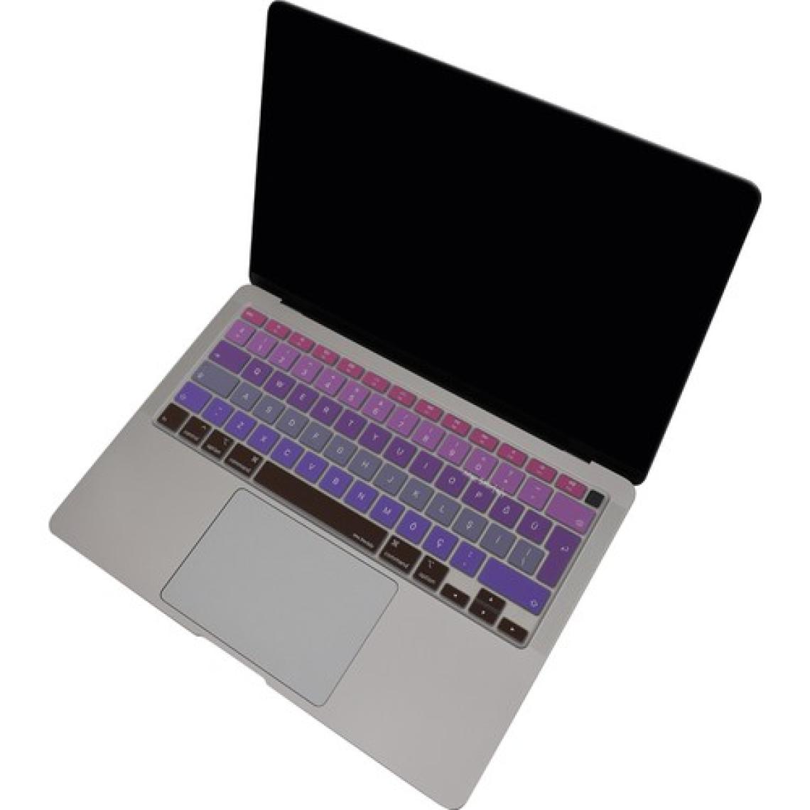McStorey Macbook Air M1 Klavye Kılıfı Türkçe Q Baskı A2179 A2337 ile Uyumlu Ombre