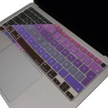 McStorey Macbook Air M1 Klavye Kılıfı Türkçe Q Baskı A2179 A2337 ile Uyumlu Ombre