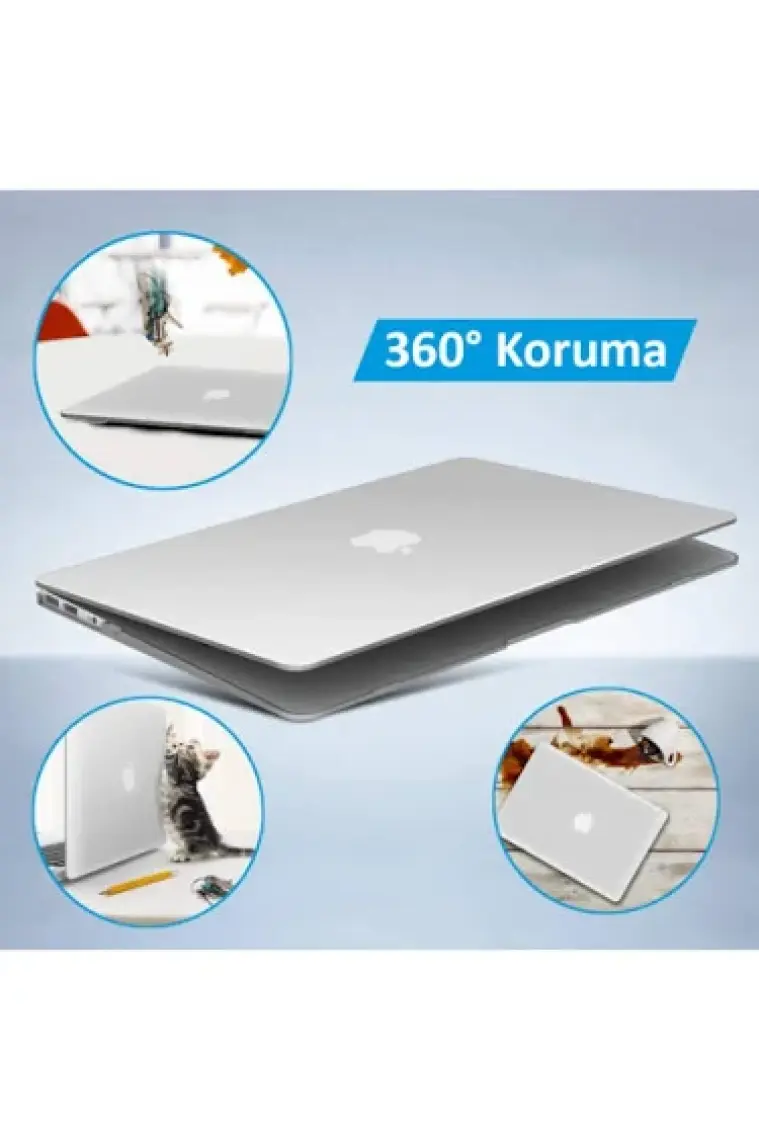 Codegen Apple 13" Macbook Air A2337 M1 Lacivert Kılıf Koruyucu Kapak CMATM-133DB