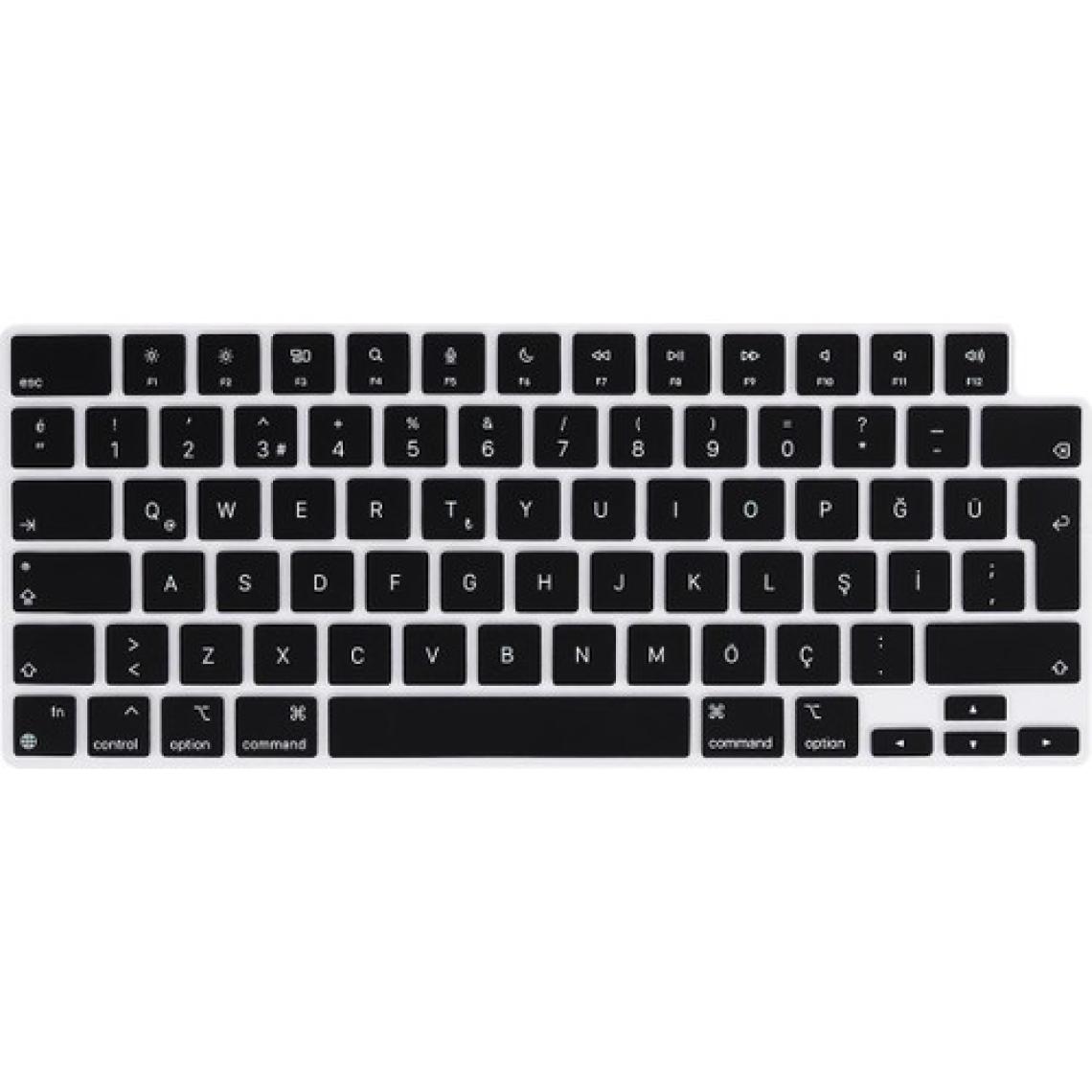 AktarMobile MacBook Air M2 13.6" 2022 A2681 Uyumlu Klavye Koruyucu Türkçe Q Silikon Ped