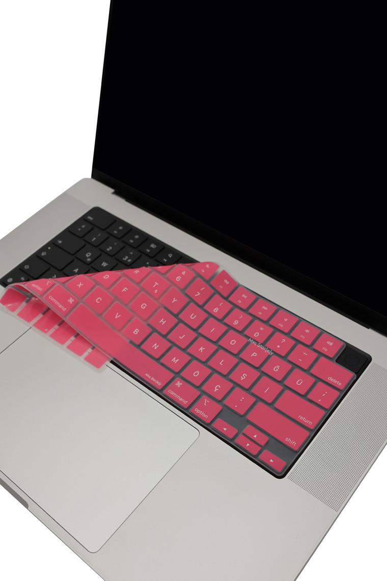 McStorey Macbook Air Pro Klavye Kılıfı US-TR Baskı A2681 A2941 A2442-85 A2779-80 A2992-18 A2991 Uyumlu