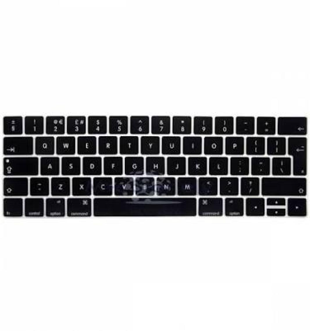 McStorey Macbook Pro Klavye Koruyucu UK(EU) İngilizce Baskı A1706 A1989 A2159 A1707 A1990 Uyumlu