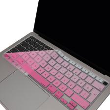 Macbook Air M1 ile Uyumlu Klavye Koruyucu TouchID A2179 A2337 Türkçe Baskı Gradient