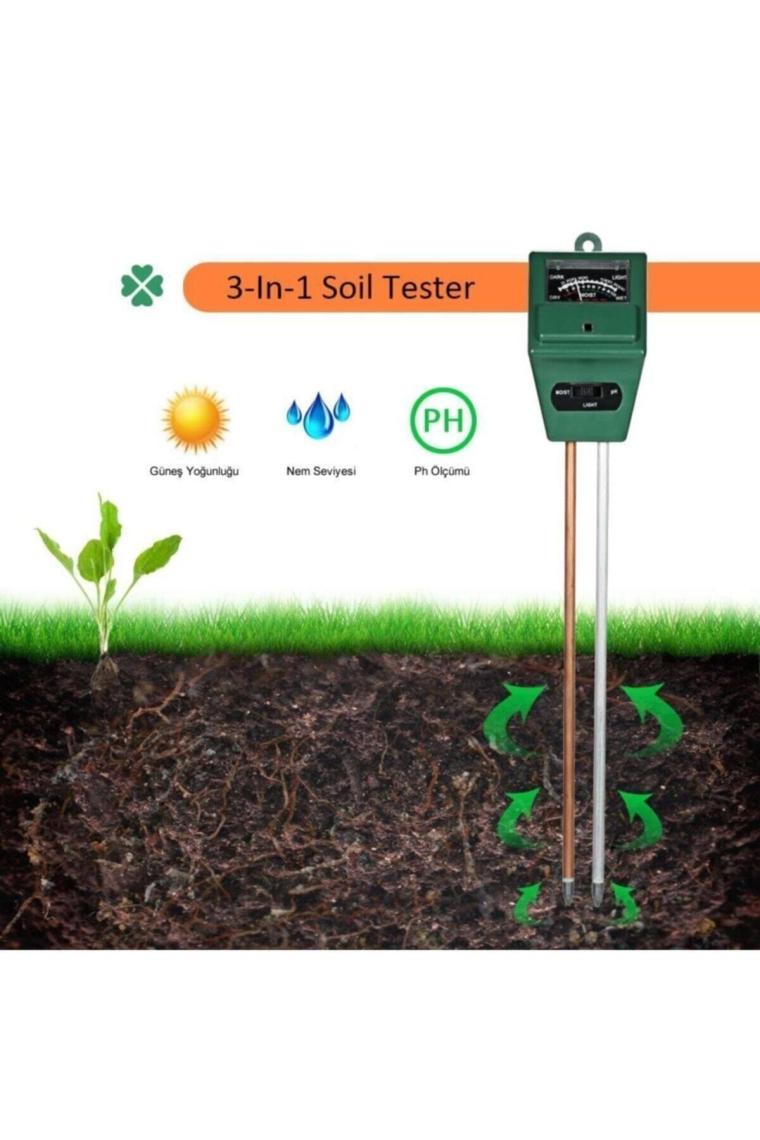 Toprak Nem Ve Işık Şiddeti Ölçer - Ph Metre