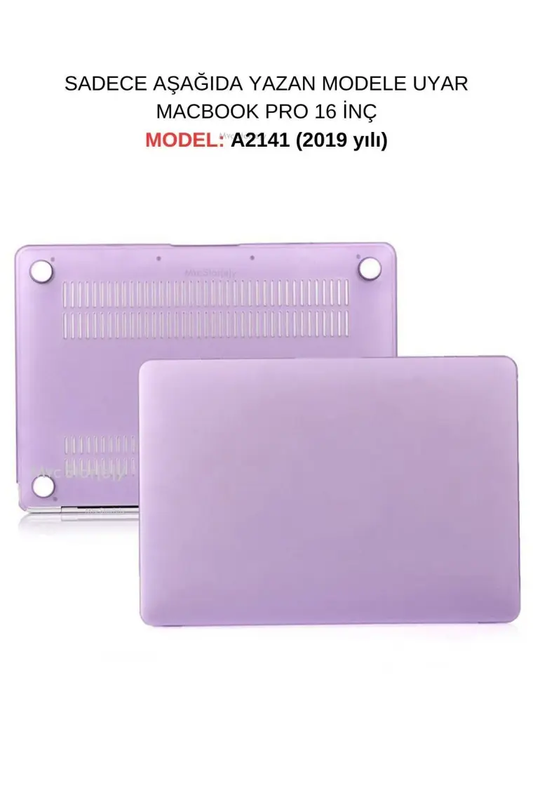 McStorey Macbook Pro Kılıf 16 inç A2141 (2019 yılı) ile Uyumlu Mat