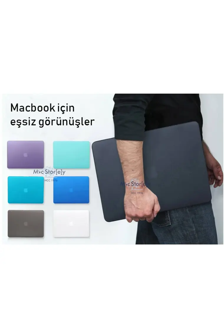 McStorey Macbook Pro Kılıf 16 inç A2141 (2019 yılı) ile Uyumlu Mat