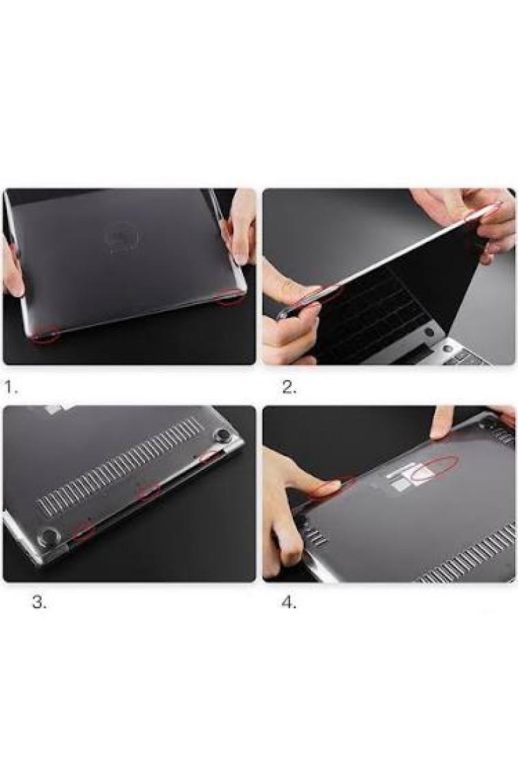 SyncCase Huawei Uyumlu Kılıf MateBook D14 Kılıf (2019-2020-2021-2022 Yılı) ile Parlak Kristal iz Yapmaz