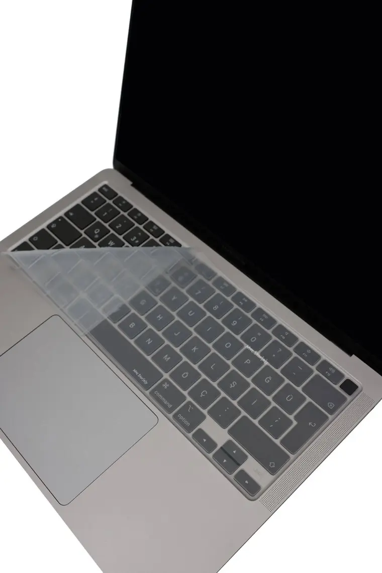 McStorey Macbook Air M1 Klavye Kılıfı Türkçe Q Baskı A2179 A2337 ile Uyumlu
