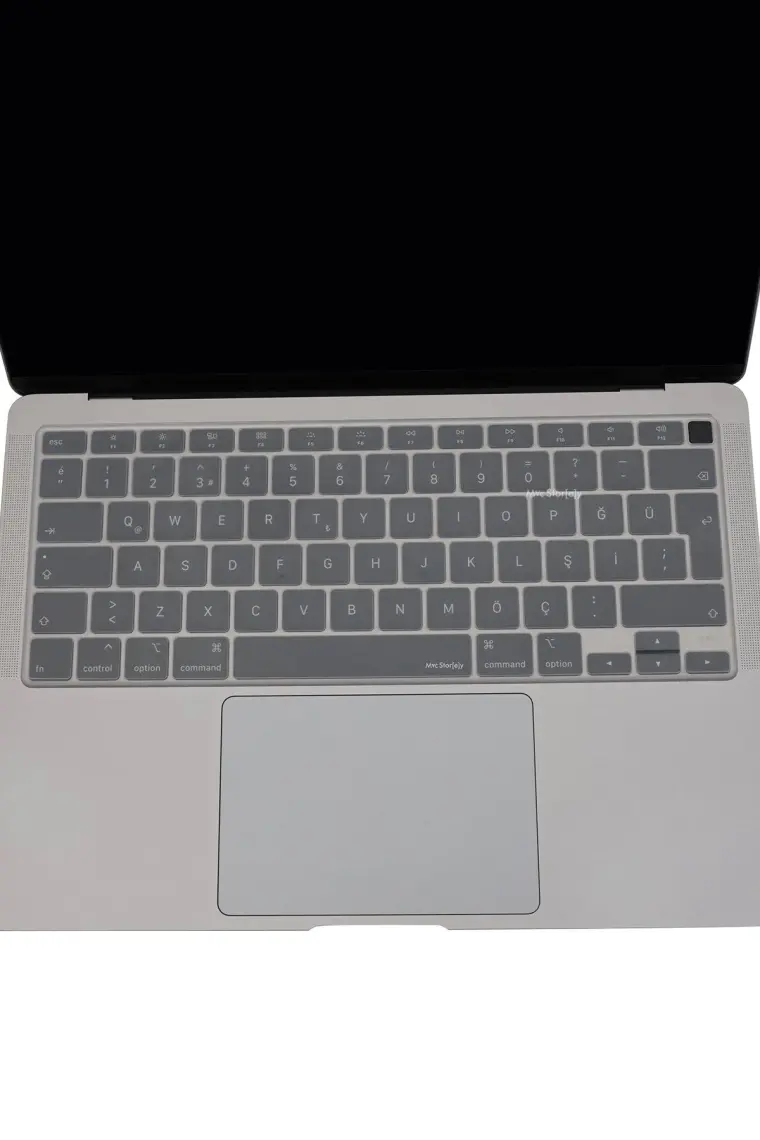 McStorey Macbook Air M1 Klavye Kılıfı Türkçe Q Baskı A2179 A2337 ile Uyumlu