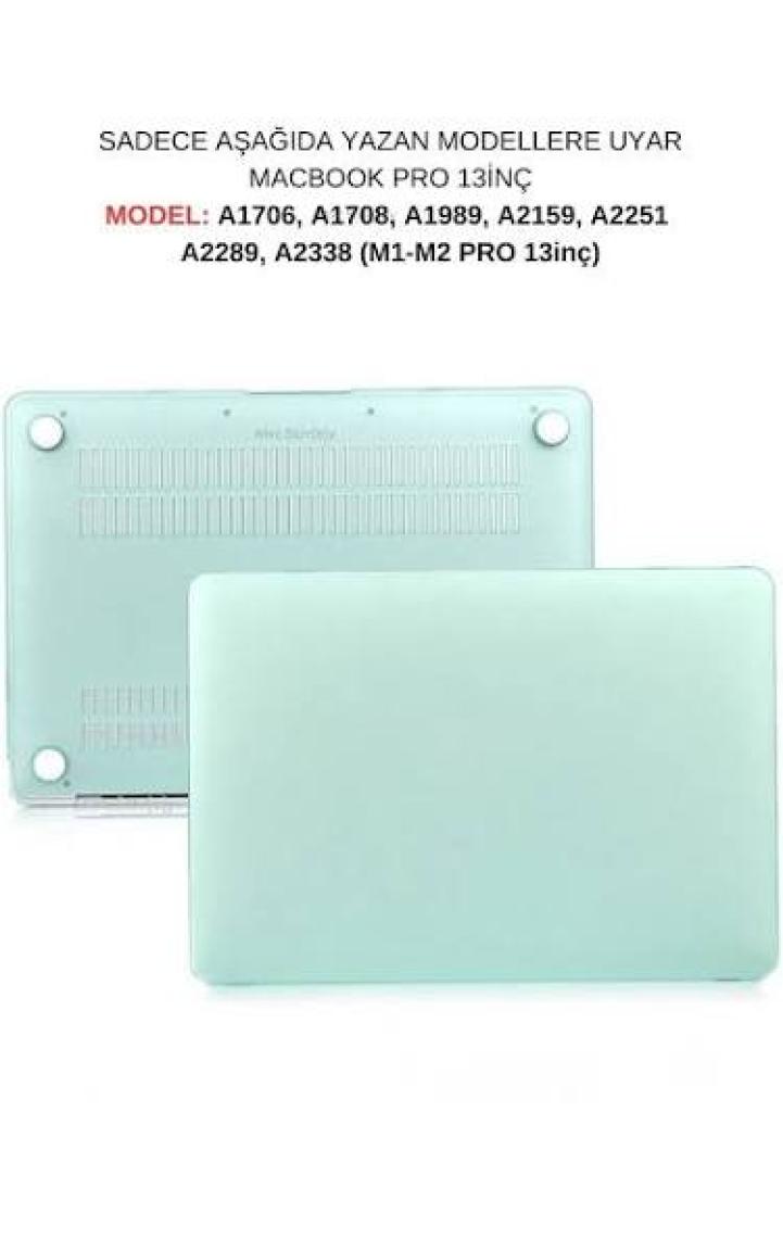 Conocer Macbook Pro 13' M1-M2 2020-22 Uyumlu Kapak Kılıf (A2251/A2289/A2338)