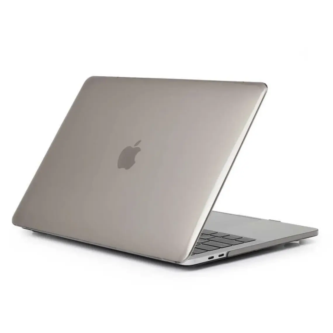 Fuchsia Apple Macbook 13.3' Air M1 Uyumlu Fuchsia Msoft Kristal Şeffaf 1mm Incelikte Koruyucu Kılıf