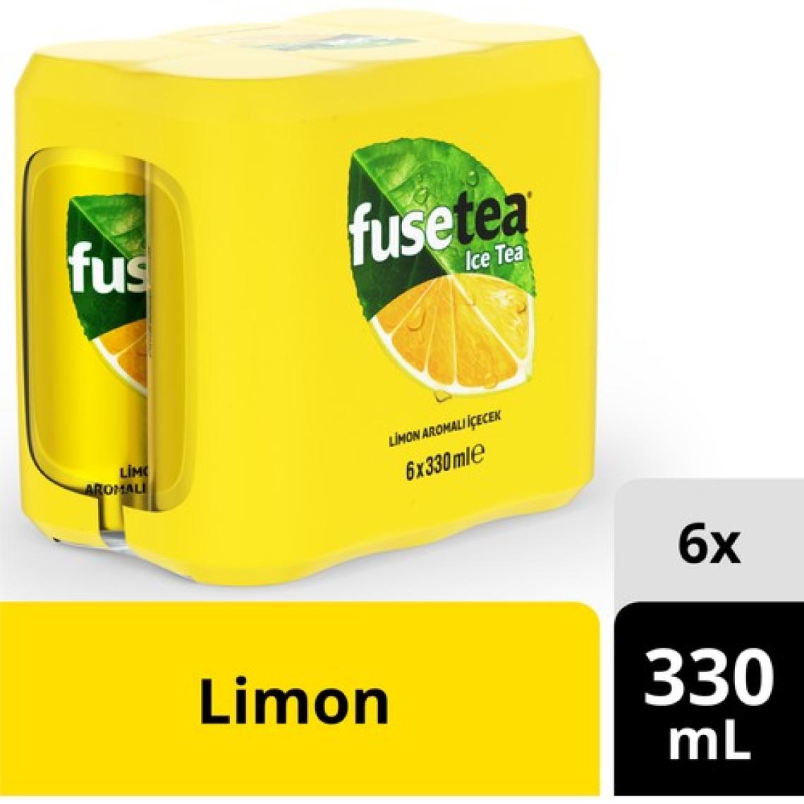Fuse Tea Limon 330 ml 6'lı Paket Soğuk Çay