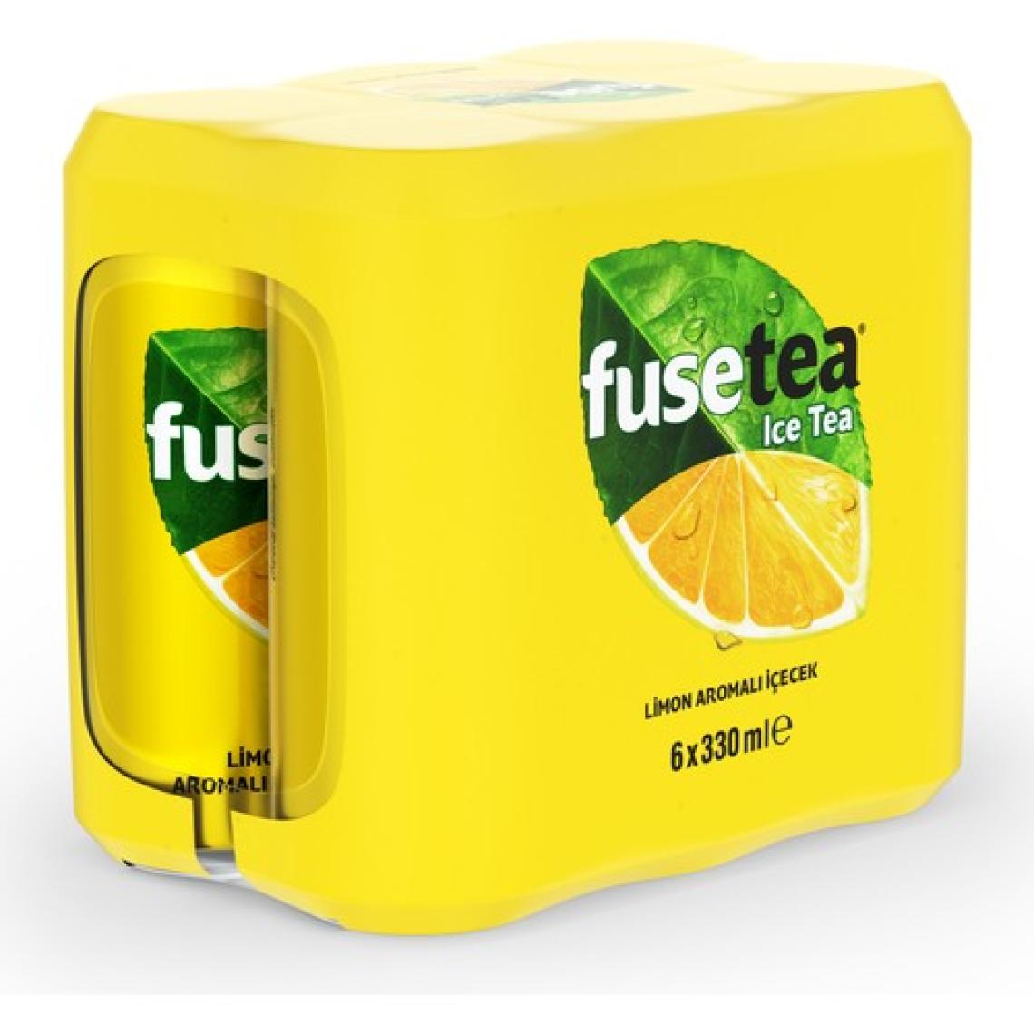 Fuse Tea Limon 330 ml 6'lı Paket Soğuk Çay