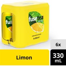 Fuse Tea Limon 330 ml 6'lı Paket Soğuk Çay