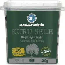 Siyah Zeytin Kuru Sele 400 Gr. (381-410)