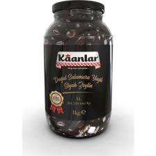 Kaanlar Salamura Yağlı Siyah Zeytin 1 kg
