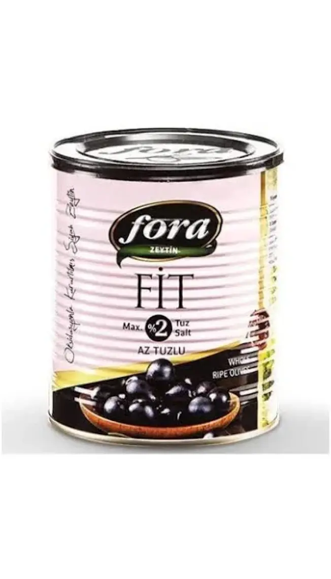 Fora Fit Az Tuzlu Az Yağlı Siyah Zeytin 430 gr 141-180