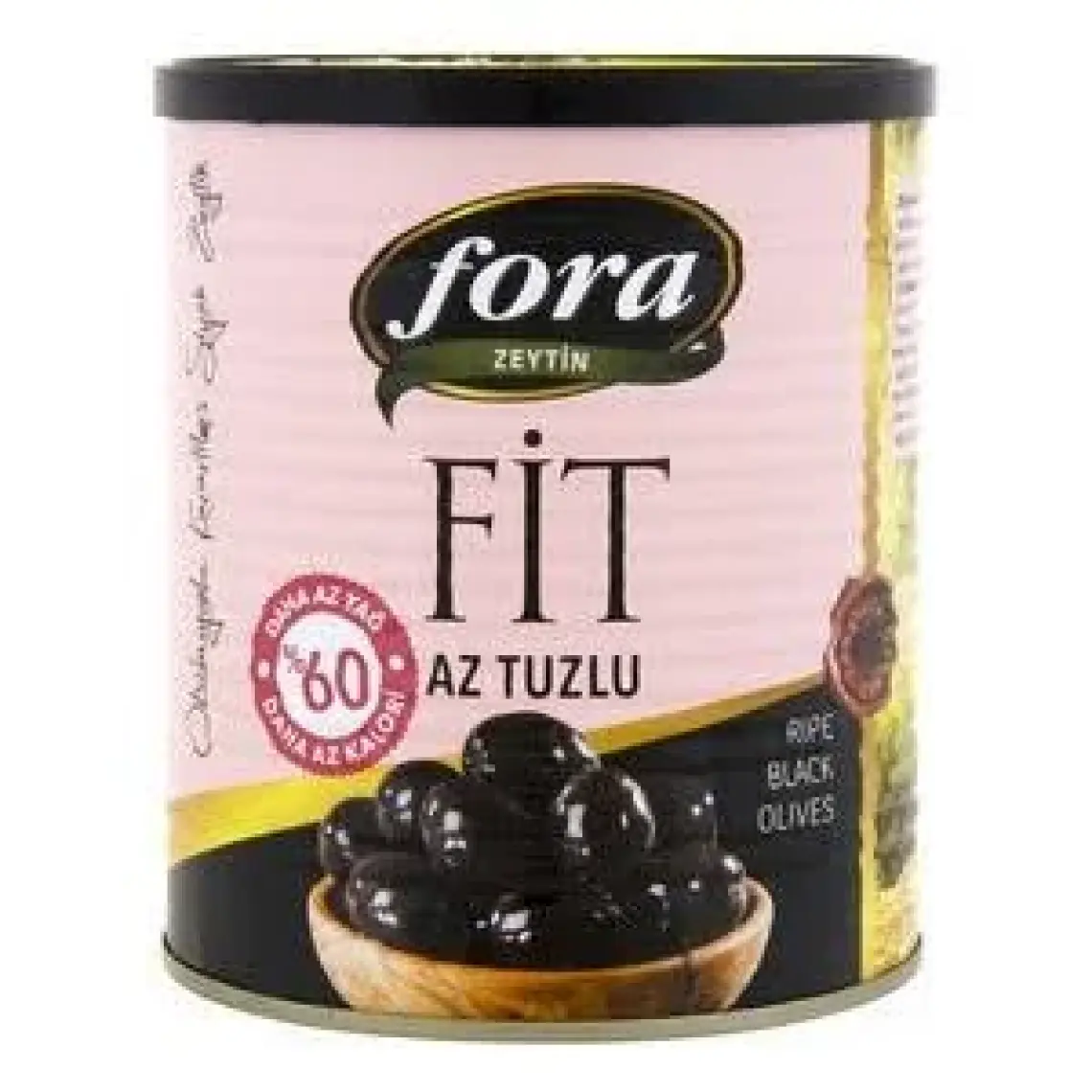 Fora Fit Az Tuzlu Az Yağlı Siyah Zeytin 430 gr 141-180
