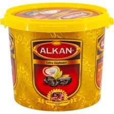 Alkan Zeytin Çok Az Tuzlu Kuru Sele Gemlik Zeytini 3 kg Kova