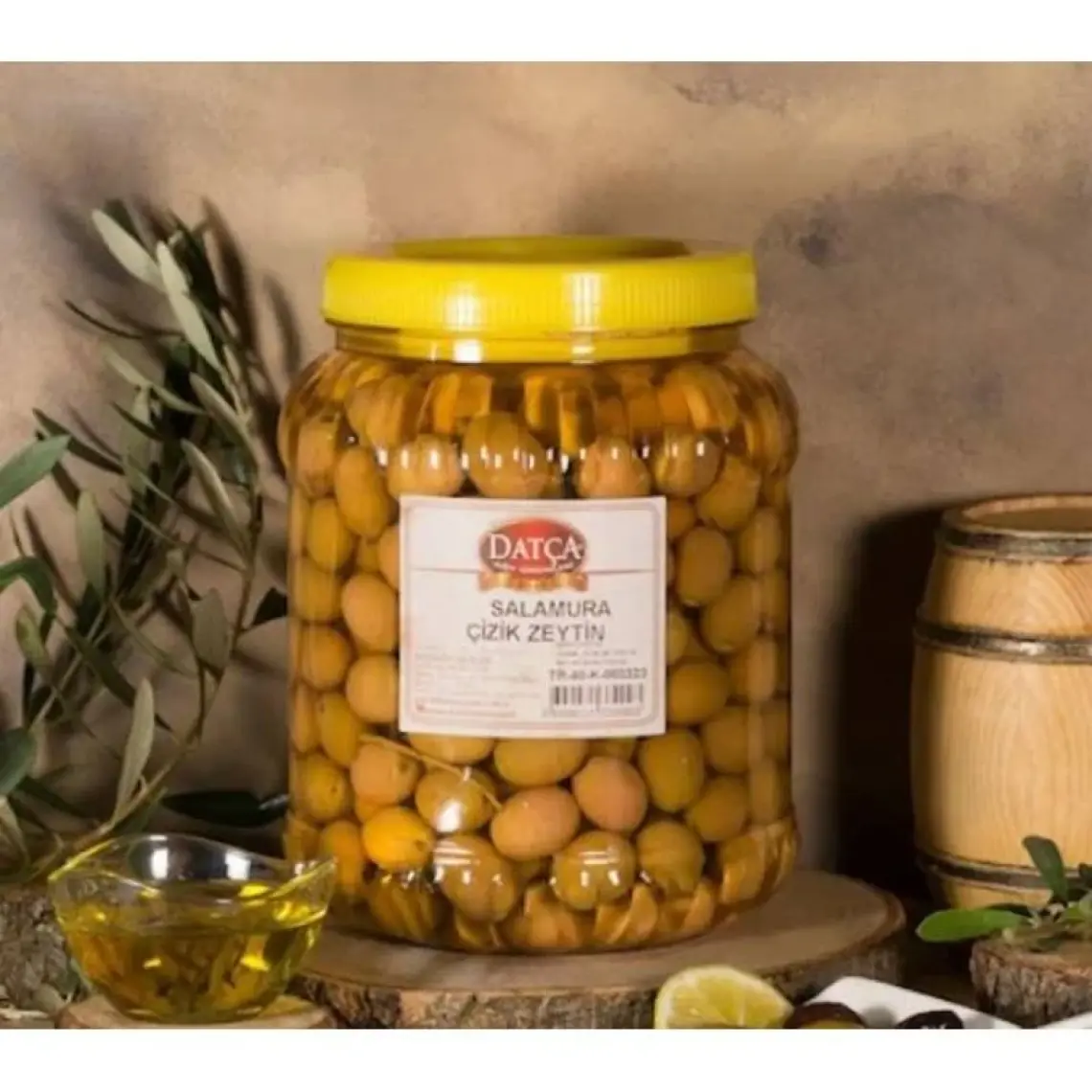 Datça Salamura Çizik Zeytin 2 Kg