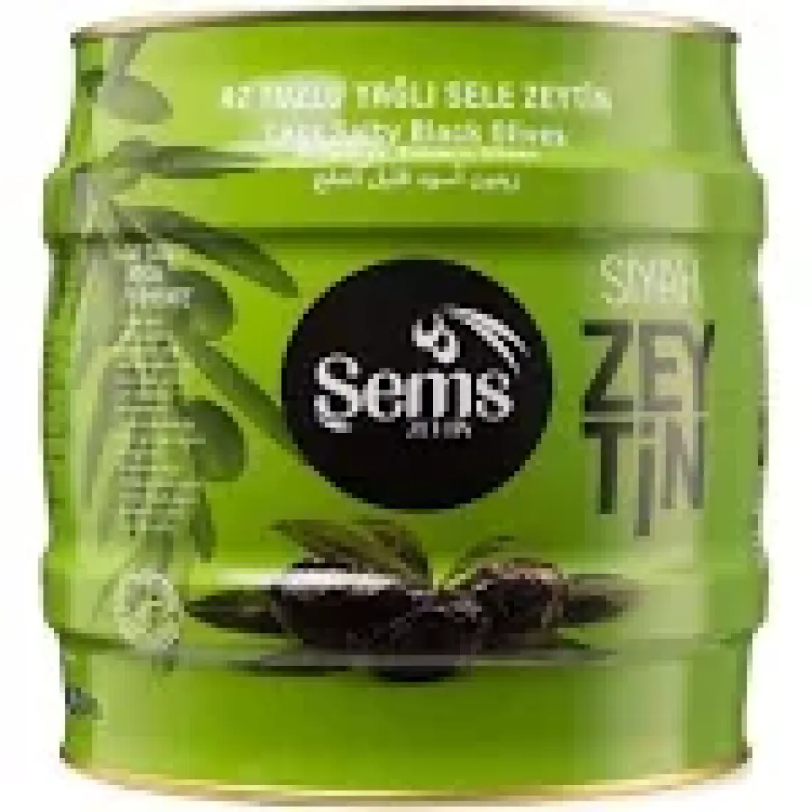Şems Siyah Zeytin 351-380 Kalibre 2000 gr