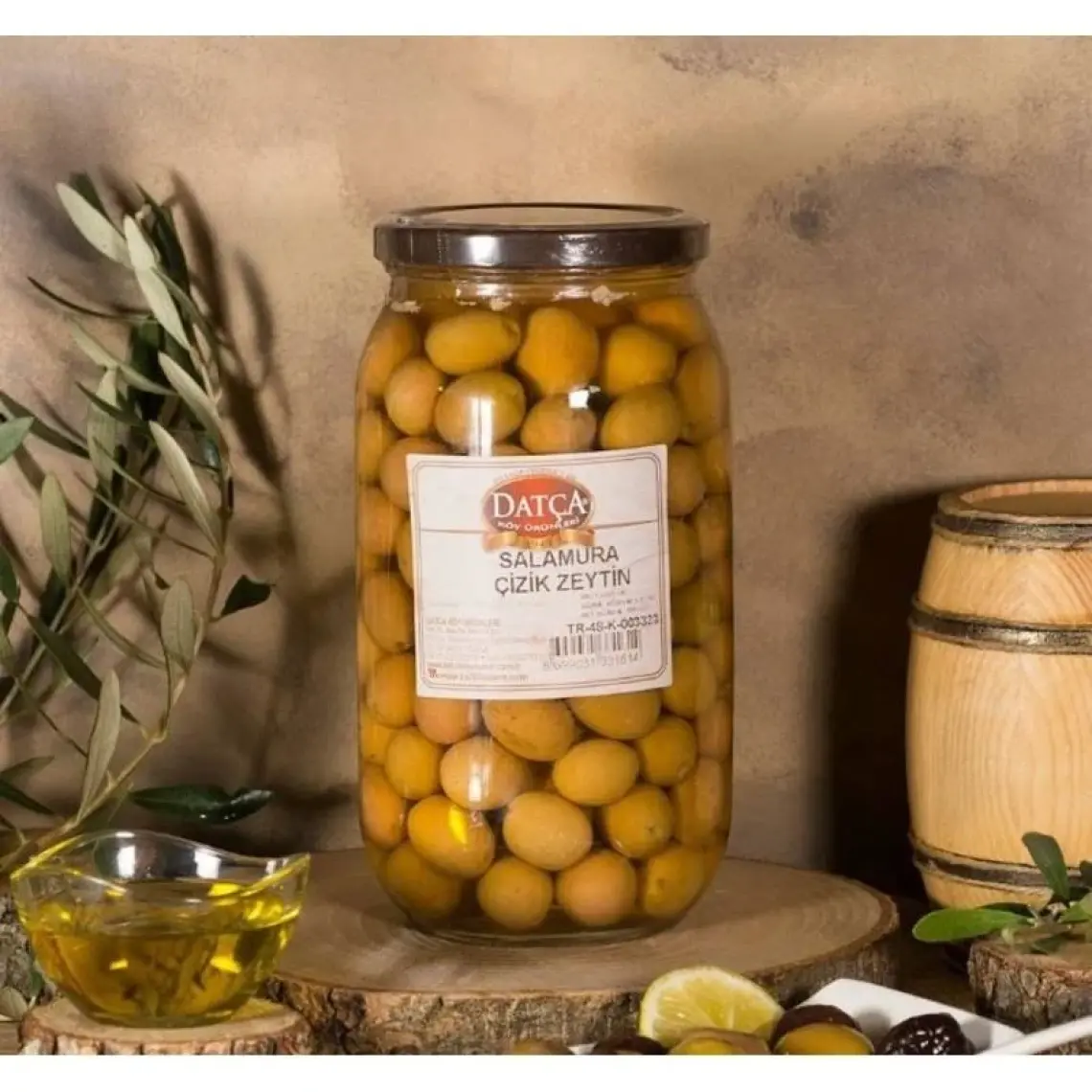 Datça Salamura Çizik Zeytin 1 Kg