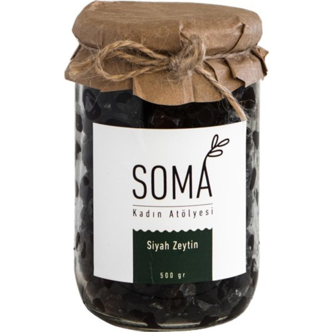 Soma Kadın Atölyesi Siyah Zeytin Boyasız Katkısız - 500 gr