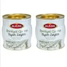 Alkan Spesiyal Gurme Siyah Gemlik Zeytini 2'li 4 kg