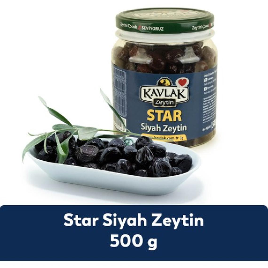 Kavlak Zeytin Star Siyah Zeytin 500 gr